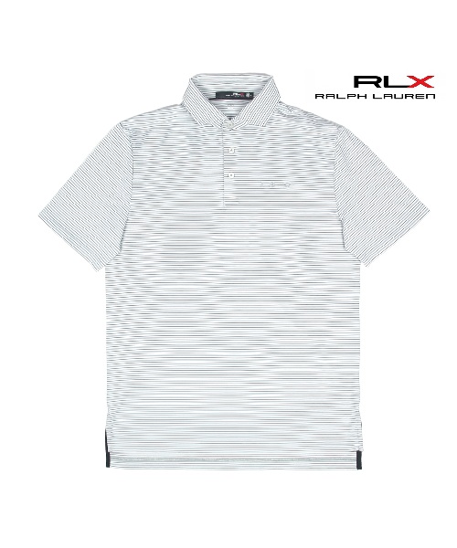 [랄프로렌 RLX] 에어플로우 폴로셔츠 스트라이프_그레이 L(110)